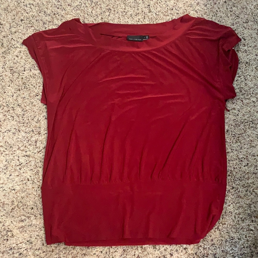 Limited Slinky dark red top
